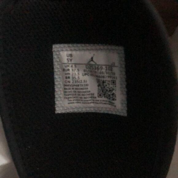 Nike Air Jordan 1 MID SE GS LT Orwood Brown/Metallic Gold Kids Size 5Y - Picture 8 of 10